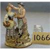 Image 1 : A 1 MEISSEN MAN & WOMAN WITH DOG. 6"H....