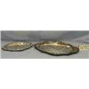Image 1 : 2 SILVER PLATE SERVING PLATTERS BAROQUE....