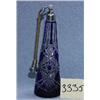 Image 1 : 1 BOHEMIAN COBALT TO CLEAR BOTTLE MISS ADOMIZER...