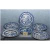 Image 1 : 6 BLUE WILLOW PLATES/BOWL-TWO CHIPS....