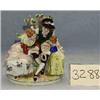 Image 1 : 1 PORCELIAN FIGURINE OF LADY, CHILD MARKED "GDR" 8"...