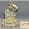 Image 1 : 1 BISQUE FIGURINE OF LADY W/ & LACE 9 1/2"...