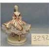 Image 1 : 1 PORCELIAN LADY MARKED ITALY 9" TALL...