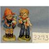Image 1 : 2 BOY AND GIRL FIGURINES "PLAY MARKED JAPAN DES. ERIC STAUFFER...