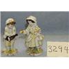 Image 1 : 2 PORCELIAN FIGURINES GIRL MRK MRK PAUVRE ENSISED #1431...