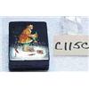 Image 1 : A 1 RUSSIAN BOX W/ MAN ICE FISHING...