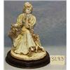Image 1 : 1 FIGURE OF LADY AND CHILD ITALY 16"...