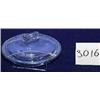 Image 1 : 1 COVERED GLASS DISH W/ INITIALS M.B....