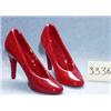 Image 1 : 2 PORCELIAN RED HIGH HEEL SHOES TALL...