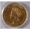 Image 2 : 1854 $1 GOLD T-2 PCGS XF-AU 45 LOOKS AU TO US