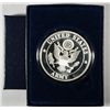Image 1 : UNITED STATES ARMY ONE OUNCE .999 SILVER ART ROUND IN CAPSULE WITH GIFT BOX