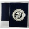 Image 1 : UNITED STATES MARINES ONE OUNCE .999 SILVER ART ROUND IN CAPSULE WITH GIFT BOX