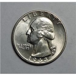 1943S Washington quarter