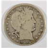 Image 1 : 1915 BARBER HALF DOLLAR VG