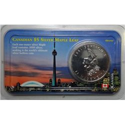 1993 Canada Maple leaf 1 oz. silver