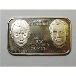 WAR CRIMINALS HITLER AND HUSSEIN