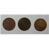 3 blank penny planchets