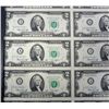 Image 2 : 16  1976 $2 FR notes UNCUT SHEET STAR NOTES