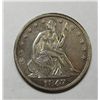 Image 1 : 1847 Seated half $  XF
