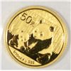 Image 1 : 2012 1/10Th OUNCE .999 GOLD CHINESE PANDA