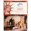 Image 1 : 2007 UNITED STATES 14 PIECE SILVER PROOF SET IN NICE ORIGINAL PACKAGING