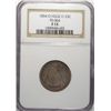 Image 1 : 1854 O HUGE "O" SEATED QUARTER NGC F-VF 15 VERY RARE!