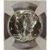 Image 2 : 1945-D MERCURY DIME MS65 FB