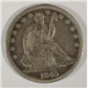 Image 1 : 1845O Seated Liberty half $