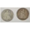Image 1 : 1870S Seated Liberty half $ good