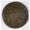 Image 1 : 1857 SMALL DATE LARGE CENT XF+ NICE MINOR MARKS. RARE.
