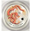 Image 1 : 2012 AUSTRALIAN YEAR OF THE DRAGON HALF DOLLAR 1/2 OUNCE .999 SILVER COIN