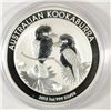 2013 AUSTRALIAN ONE DOLLAR KOOKABURRA ONE OUNCE .9999 SILVER COIN