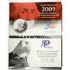 Image 1 : 2008 SILVER STATE QUARTERS AND 2009 SILVER D.C. AND TERRITORIES PROOF SETS, IN NICE ORIGINAL MINT PA