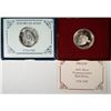 Image 2 : ( 3 ) PROOF AND ( 3 ) UNCIRCULATED 1982 WASHINGTON 90% SILVER COMMEMORATIVE HALVES