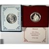 Image 4 : ( 3 ) PROOF AND ( 3 ) UNCIRCULATED 1982 WASHINGTON 90% SILVER COMMEMORATIVE HALVES