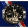 Image 2 : 1986 STATUE OF LIBERTY PROOF  COMMEMORATIVE SILVER DOLLAR IN ORIGINAL MINT PACKAGING