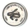 Image 1 : Australian Lunar Silver 1 oz Silver 2001 Snake