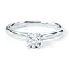 Image 2 : 0.85 ct Round cut Diamond Solitaire Ring, G-H, VS