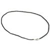 Image 2 : 37.32ctw AA Quality Natural Black Diamond Necklace