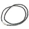 Image 3 : 37.32ctw AA Quality Natural Black Diamond Necklace