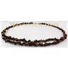 Image 2 : Natural 418.59ctw Handmade Tiger Eye Silver Necklace