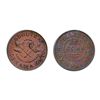Image 1 : Thomas Church Token. Bow. 5-33. Copper. Plain edge. Thick. 13.4 gms. Unc. Brown.