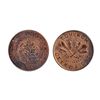 Image 1 : Thomas Church Token. Bow. 6-34. Copper. Plain edge. Thick. 10.6 gms. Unc. 60% lustre.
