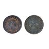 Image 1 : Thomas Church Token. Bow. 8-27. Copper. Plain edge. Thin. 5.1 gms. Unc. 25% lustre.