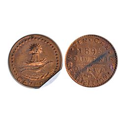 Thomas Church Token. Bow. 35-48. Copper. Plain edge. Medium thick. 9.5 gms. Unc. 80% lustre.