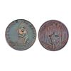 Image 1 : Thomas Church Token. Bow. 36-39. Copper. Plain edge. Thick. 14.4 gms. Unc. 70% red lustre. Only thre