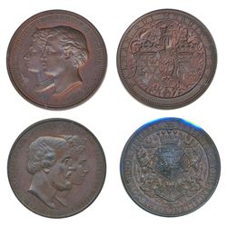 GOVERNOR GENERAL OF CANADA. The Earl of Dufferin. (1872-1878). 1873. 51mm. Clowery-101. Bronze. AU.