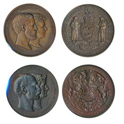 GOVERNOR GENERAL OF CANADA. The Marquess of Lansdowne. (1883-1888). 1884. 51mm. Clowery-104. Bronze.