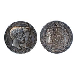 GOVERNOR GENERAL OF CANADA. The Earl of Aberdeen. (1893-1898). 1893. 51mm. Clowery-106. Silver. AU.