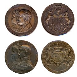 GOVERNOR GENERAL OF CANADA. The Earl of Minto. (1898-1904). 1898. 51mm. Clowery-108. Bronze. AU. H.R